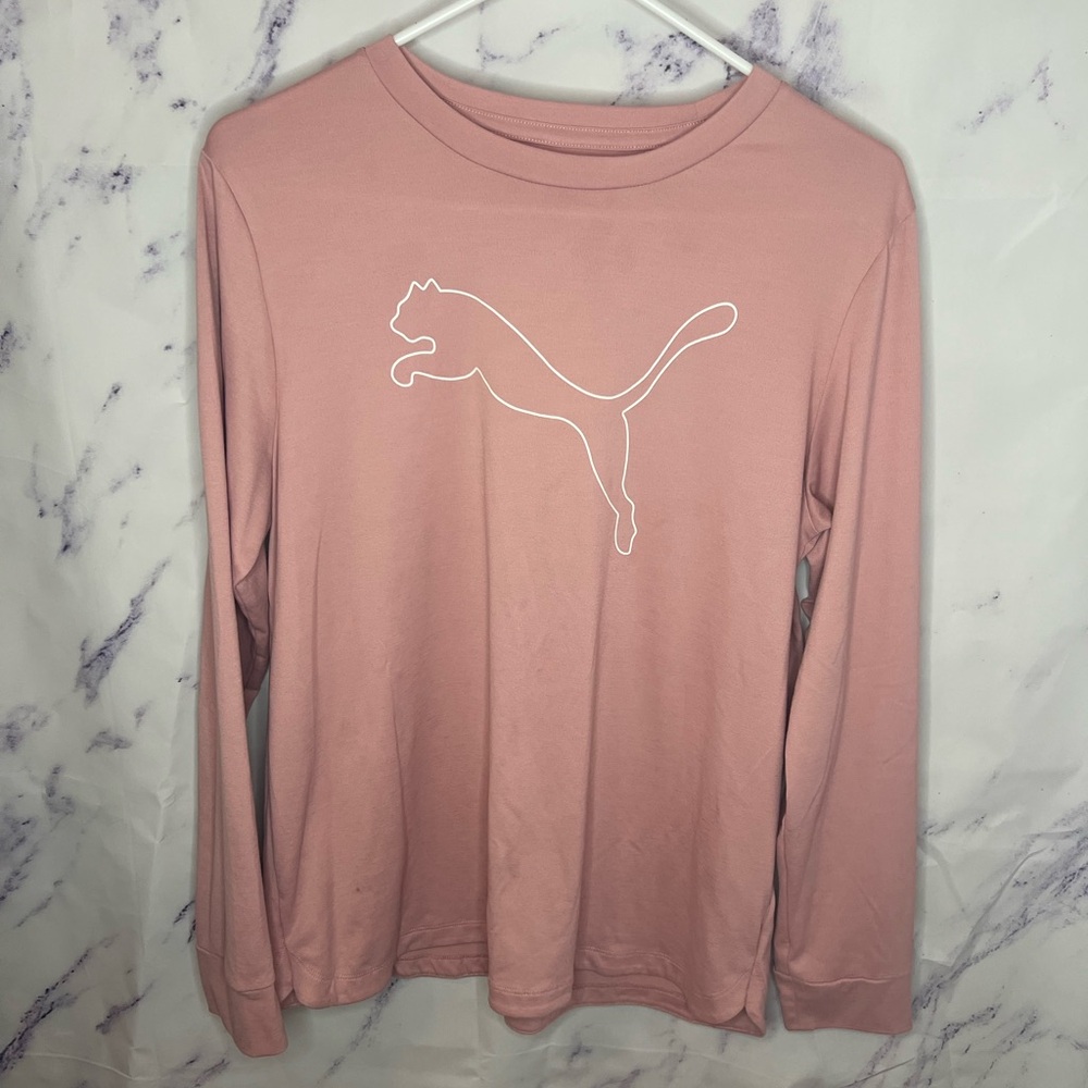 Puma Pink Long Sleeve Tee